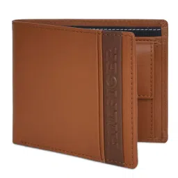 Tommy Hilfiger Tan Bruce Leather Small Global Coin Wallet image 2