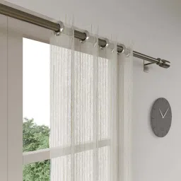 Ddecor Live Beautiful Beige Polyester 7 ft Door Curtain image 4