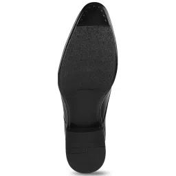 Metro Men's Black Brogue Shoes image 4