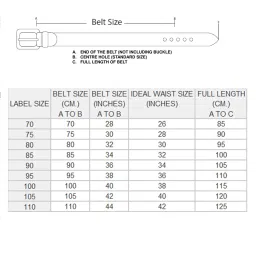 BELWABA Tan Textured Casual Leather Belt for Men image 4