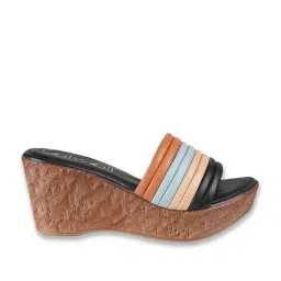 Catwalk Women's Wall St Boho Chic Multicolor Wedges image 2