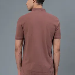 Red Tape Brown Cotton Regular Fit Polo T-Shirt image 2
