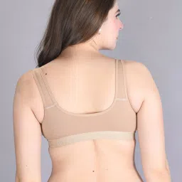 Lux Venus Tan Full Coverage Non-Wired Sports Bra image 2