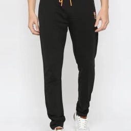 UnderJeans by Spykar Black Regular Fit Joggers-picture-8