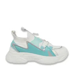 Pantaloons Junior White & Blue Lace Up Shoes-picture-28