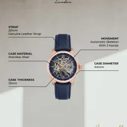 Earnshaw ES-8290-05 Cornwall Skeleton Analog Watch for Men image 4