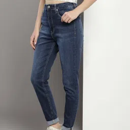 Calvin Klein Jeans Skinny Denim Dark Lightly Washed High Rise Jeans image 4