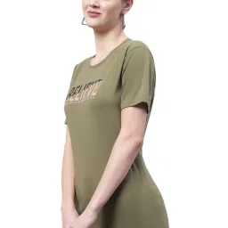 Vimal Jonney Orange & Olive Green Cotton Printed T-Shirt - Pack Of 2 image 4