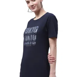 Vimal Jonney Grey & Navy Cotton Printed T-Shirt - Pack Of 2 image 4