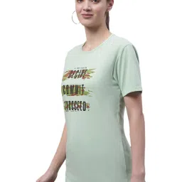 Vimal Jonney Grey & Pista Green Cotton Printed T-Shirt - Pack Of 2 image 4