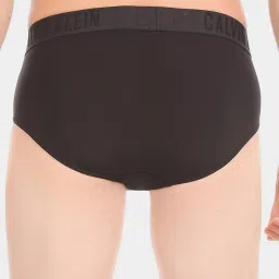 Calvin Klein Black Regular Fit Logo Printed Briefs image 2