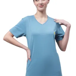 Vimal Jonney Yellow & Blue Cotton Logo T-Shirt - Pack Of 2 image 4