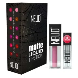 Neud Matte Liquid Lipstick Combo Supple Candy & Perfect Pout with Two Lip Gloss Free image 3