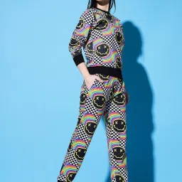 The Dry State Multicolored Cotton Printed Joggers image 4