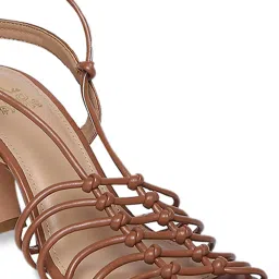 Tao Paris Women's Alev Brown Gladiator Stilettos image 4