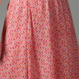 showoffff SHOWOFF Women's Floral Pink Maxi Flared Skirt image 5