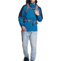 Wildcraft Blue & Yellow Regular Fit Quilted Reversible Jacket image 4