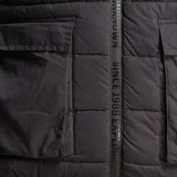 Wildcraft Black Regular Fit Quilted Jacket image 4