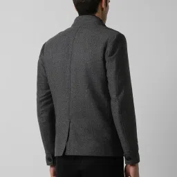 Van Heusen Grey Regular Fit Printed Jacket image 2