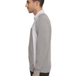 Wildcraft Grey Cotton Regular Fit Colour Block Jacket image 4