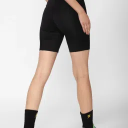 Reebok Black Mid Rise Sports Shorts image 2