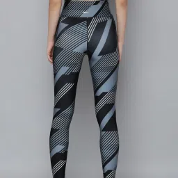 Reebok Black Printed Sports Tights image 2