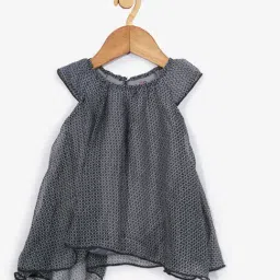 Creative Kid's Girls Grey Printed Dress-picture-12