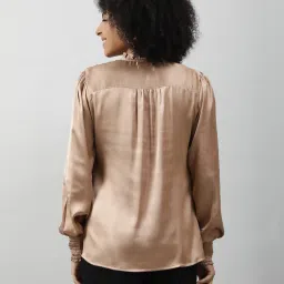 PURYS Beige Relaxed Fit Top image 2