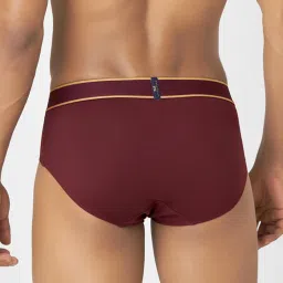 macroman m-series Macroman Brown Polyester Regular Fit Briefs image 2