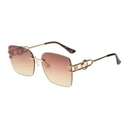 SCOTT Brown UV Protection Square Sunglasses for Women-picture-41