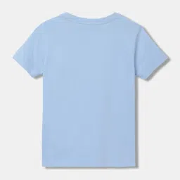 Gant Kids Blue Cotton Printed T-Shirt image 2