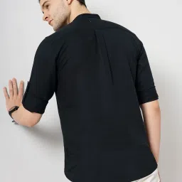 celio celio* Black Regular Fit Cotton Shirt image 2
