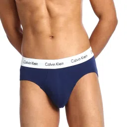 calvin klein jeans Calvin Klein Underwear White, Blue & Red Logo Classic Fit Briefs image 4