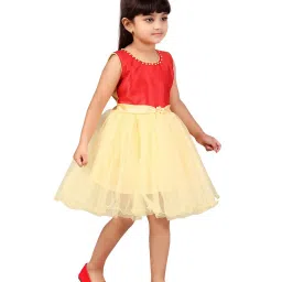 Aarika Kids Red Regular Fit Dress image 4