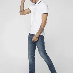 Jack & Jones Dark Blue Skinny Fit Low Rise Jeans image 5