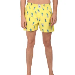 U.S. Polo Assn. Yellow Printed Boxers image 1