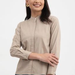 Fablestreet Beige Formal Shirt-picture-27