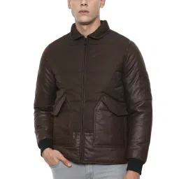 Van Heusen Brown Regular Fit Jacket image 1