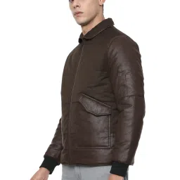 Van Heusen Brown Regular Fit Jacket image 3