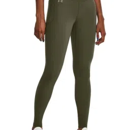 UNDER ARMOUR Green Mid Rise Sports Leggings-image-59