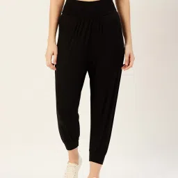 Sera Black Regular Fit Harem Pants image 1