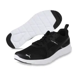Puma Men's Flex Essential Black Running Shoes image 4