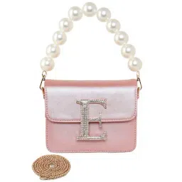 Esbeda Pink Solid Small Sling Handbag-image-8