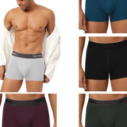 Freecultr Multi Comfort Fit Trunks - Pack of 5-picture-26