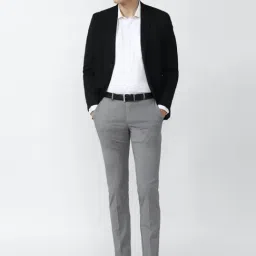 Van Heusen Grey Slim Fit Trousers image 5