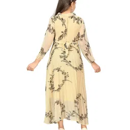 Aarika Kids Yellow Printed Dress image 2