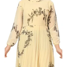 Aarika Kids Yellow Printed Dress image 5