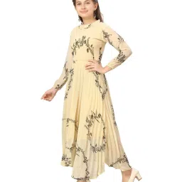 Aarika Kids Yellow Printed Dress image 3