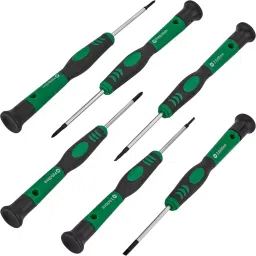 Rock Force Precision Screwdriver Set Steel SL 2, 2.5:, PH 00, 0:, T8, T10 Slotted SL, PH Straight Handle, RF-7006P (Pack of 6 Pcs)-picture-37
