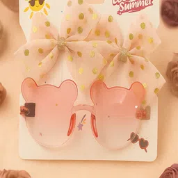 ANNA CREATIONS Girls Bow Hair Clip with Sun Goggles Design Hair Accessory-picture-18